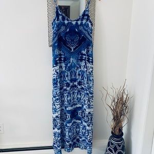 Boho Express Maxi Dress with Tie Dye effect